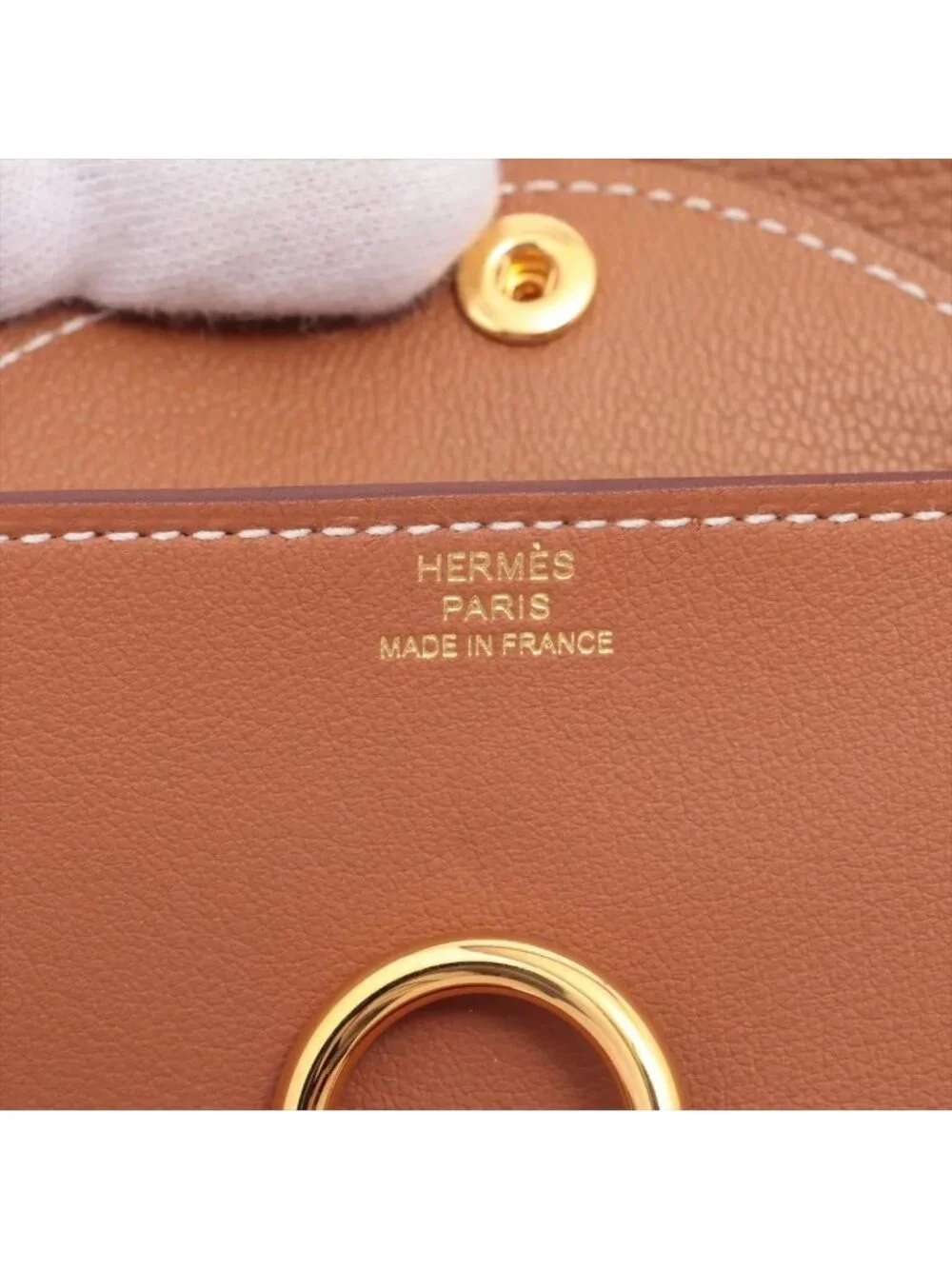 Hermes Glenan Compact Wallet Veau Swift Coin Case